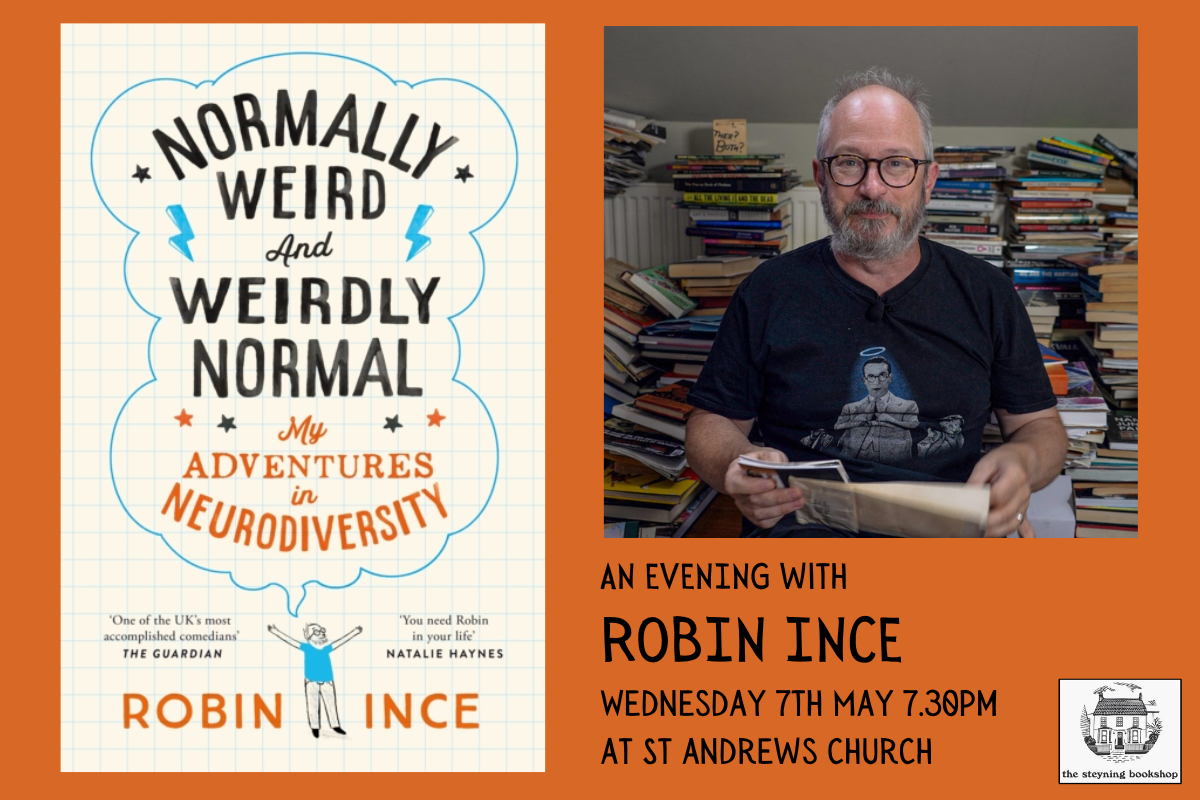 An Evening with Robin Ince for his new book ‘Normally Weird and Weirdly Normal’